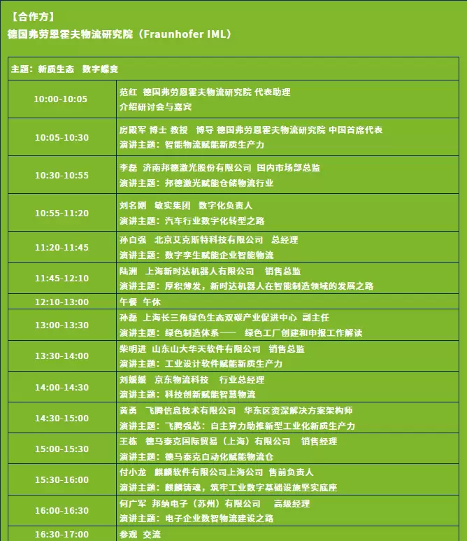 【倒计时5天】2024亚洲物流展（上海）CeMAT ASIA：论坛议程全揭秘，邀您共赴物流智造前沿盛宴！