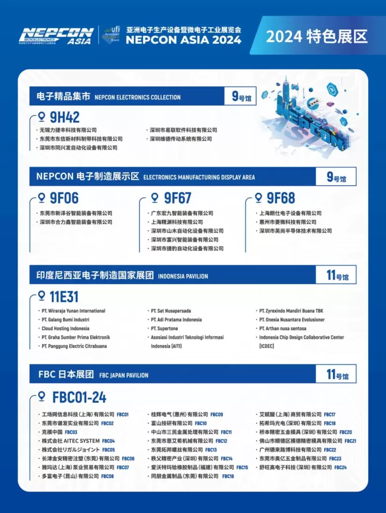 【倒计时4天】2024亚洲电子展（深圳）参观指南：一文掌握展会全貌，五大展区、40+论坛活动不容错过！