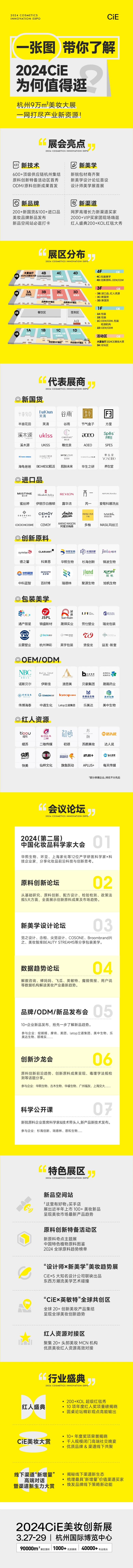 杭州2024CiE美妆创新展：探索前沿原料与包装设计，化妆品原料展与化妆品包装展的双重魅力！