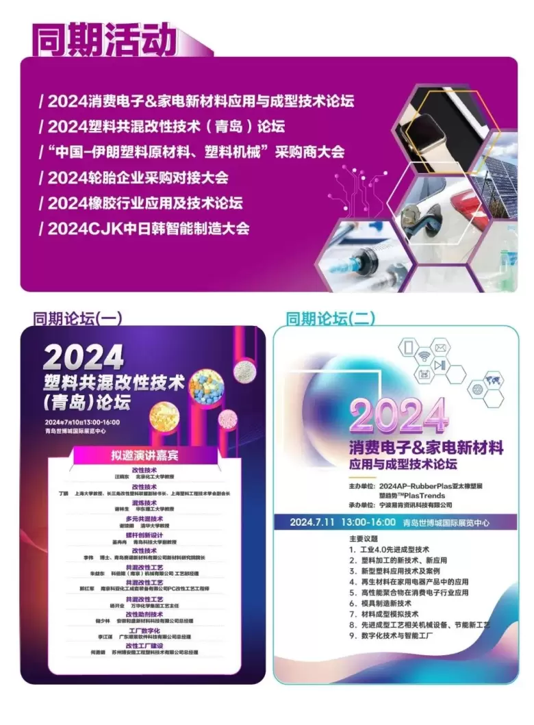 免费门票预约现已开始~共赴2024亚太国际塑料橡胶工业展，开启橡塑行业新篇章！