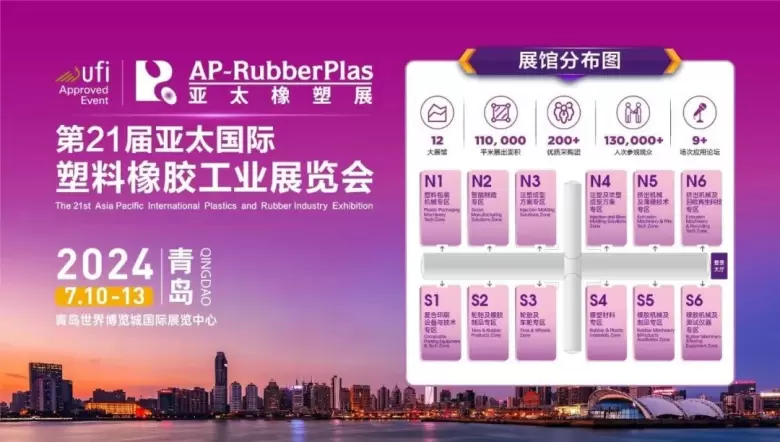 免费门票预约现已开始~共赴2024亚太国际塑料橡胶工业展，开启橡塑行业新篇章！