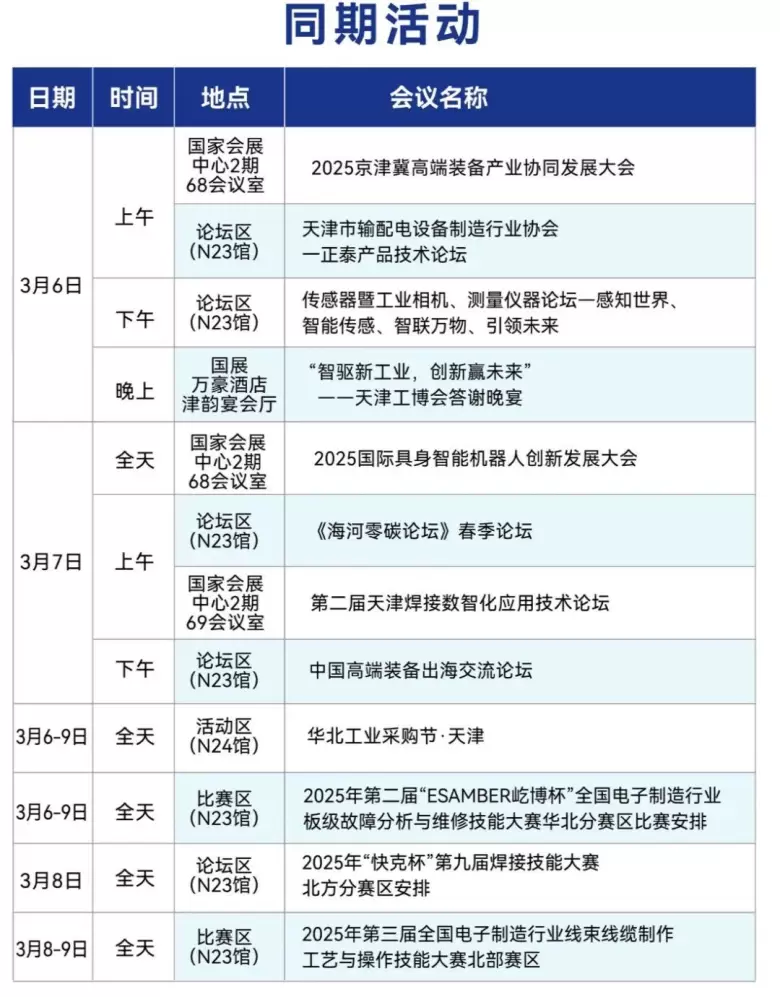  2025CIEX天津工博会：同期活动精彩预告，智造新篇章！