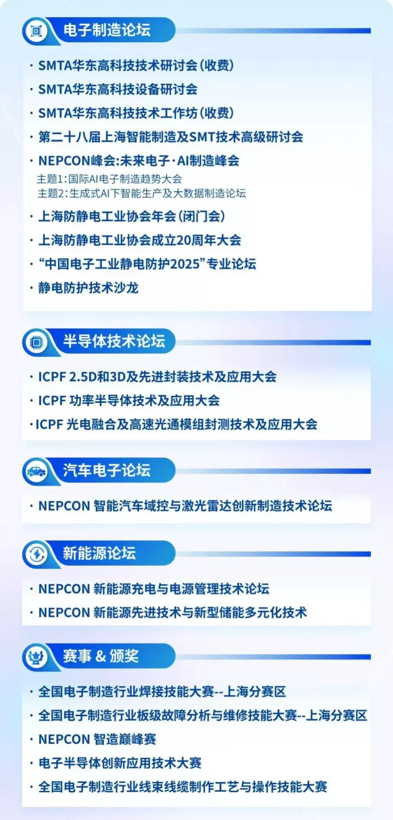 倒计时2天！NEPCON 2025上海电子展 —— 参观指南(时间+门票+展品范围)
