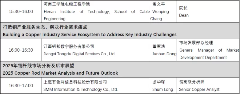 倒计时1天！2025 SMM铜业大会暨铜产业博览会 —— 参观指南(门票+会议日程+展商名录)