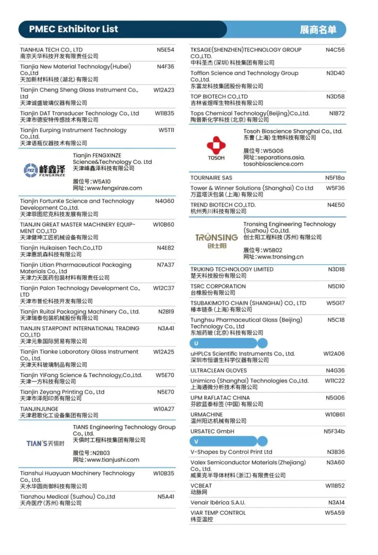 倒计时8天！CPHI 2025上海制药原料展：展商名录 & 展馆分布图大揭秘！