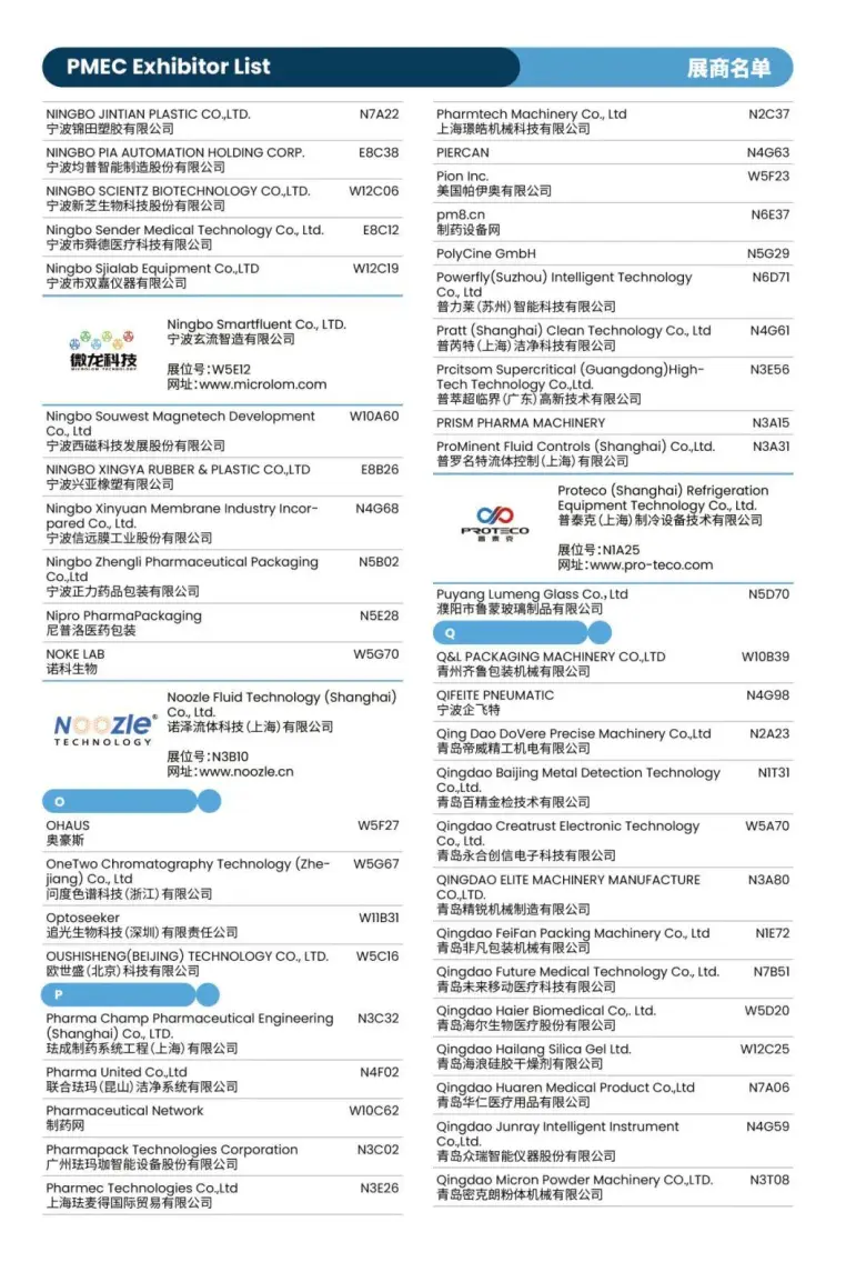 倒计时8天！CPHI 2025上海制药原料展：展商名录 & 展馆分布图大揭秘！