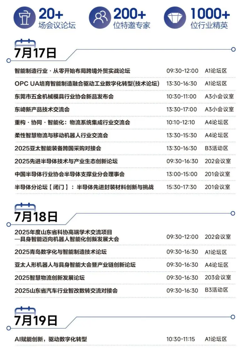倒计时8天！2025 APIE 亚太智能装备展·青岛站即将开展，免费门票等你来领！（附展品范围+展馆分布+同期活动）