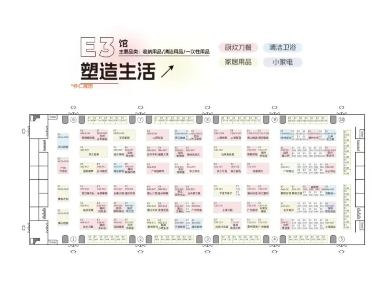 倒计时7天！2025上海百货会：【E馆】展商名单曝光，锁定日用百货新商机！