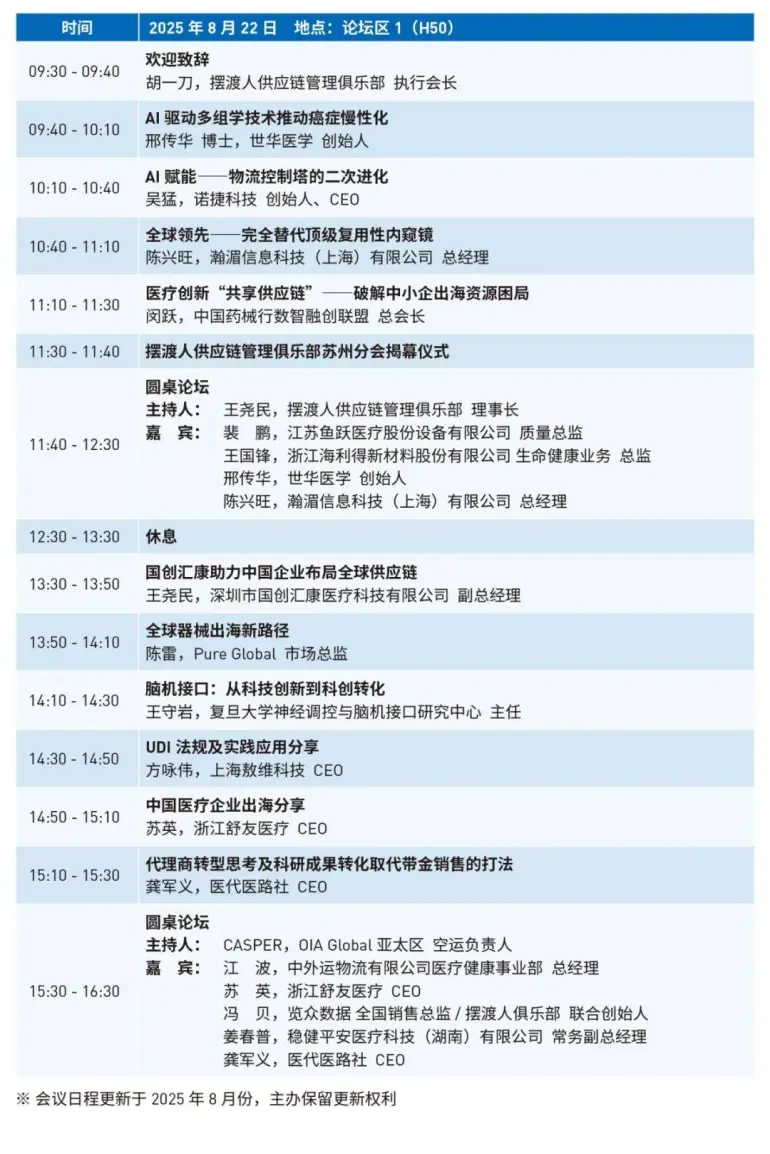 倒计时6天！MFC 2025苏州医疗器械展：展商名单大公开，医疗设备盛会来袭！