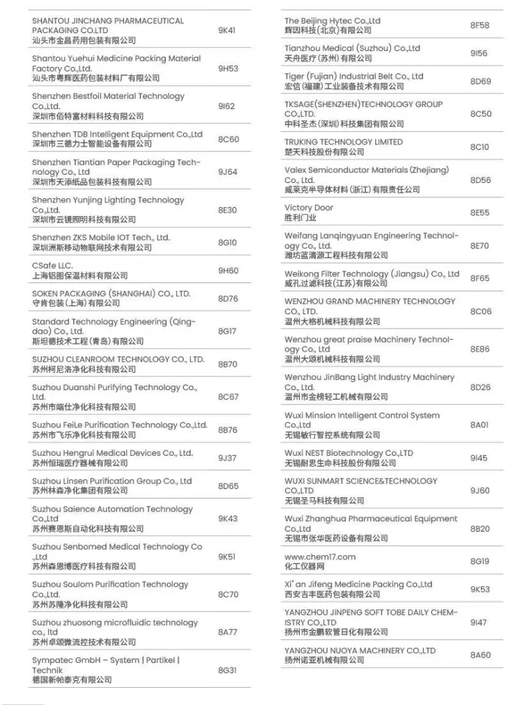倒计时6天！CPHI & PMEC 深圳制药工业展 —— 参观指南（时间+门票+展商名录）
