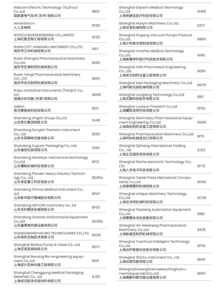 倒计时6天！CPHI & PMEC 深圳制药工业展 —— 参观指南（时间+门票+展商名录）