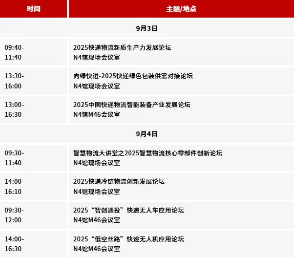 倒计时6天！2025长三角快递物流展 —— 参观指南（时间+门票+展商名录+交通指南）