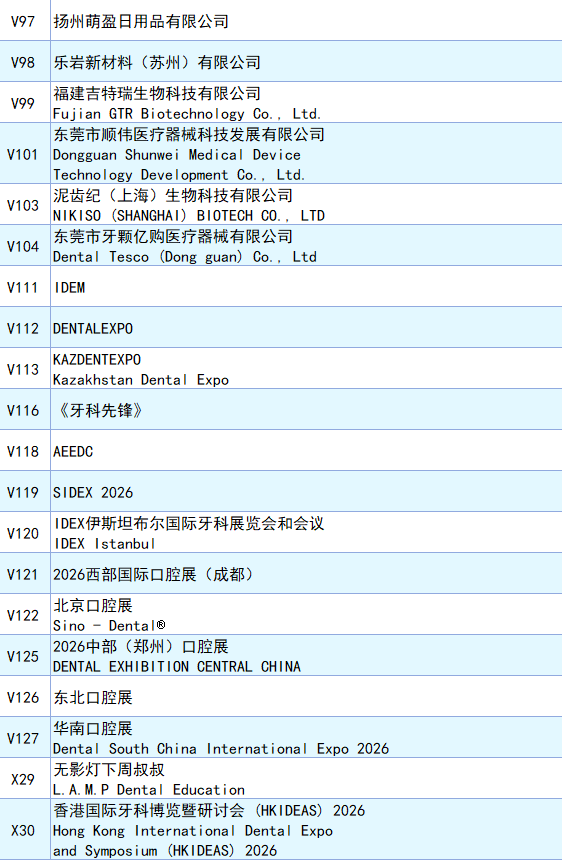 倒计时14天！2025 DenTech上海口腔展：展商名录及展位图来袭，口腔行业盛宴即将开启！