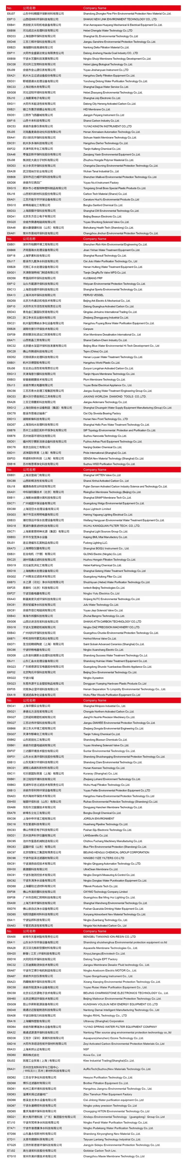 倒计时14天！Aquatech China 2025亚洲水技术展：展位图及展商名单大揭秘！