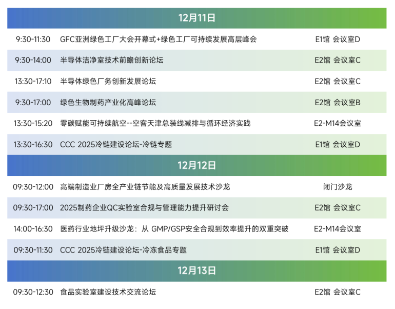 倒计时3天!2025 GFC上海绿色工厂展 —— 参观指南(门票+展位图+交通)